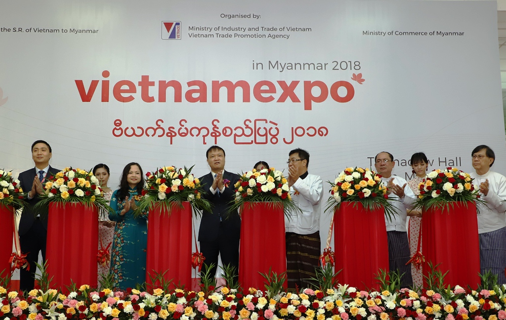 64 doanh nghiệp tham dự Hội chợ hàng Việt Nam năm 2018 tại Myanmar