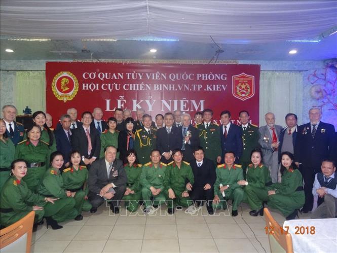 Kỷ niệm 74 năm Ngày thành lập Quân đội Nhân dân Việt Nam tại Ukraine