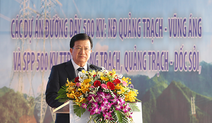 Tập đoàn Điện lực Việt Nam khởi công loạt 3 dự án đường dây 500kV