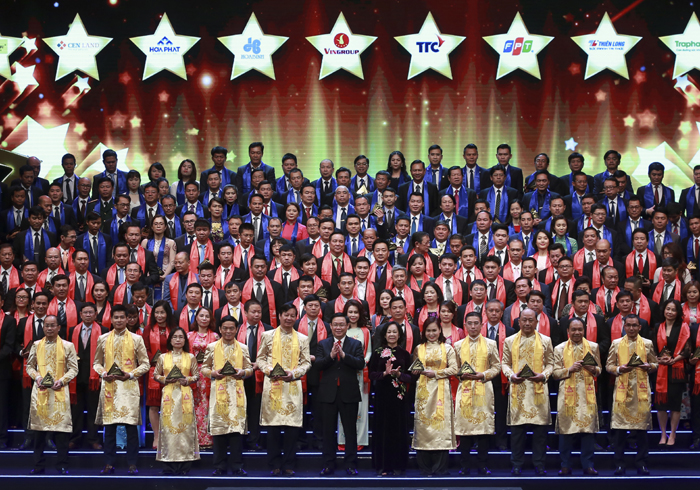 Vinh danh 200 doanh nghiệp đoạt giải thưởng Sao vàng đất Việt 2018