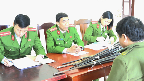 Thanh Hóa Thu giữ nhiều súng tự chế