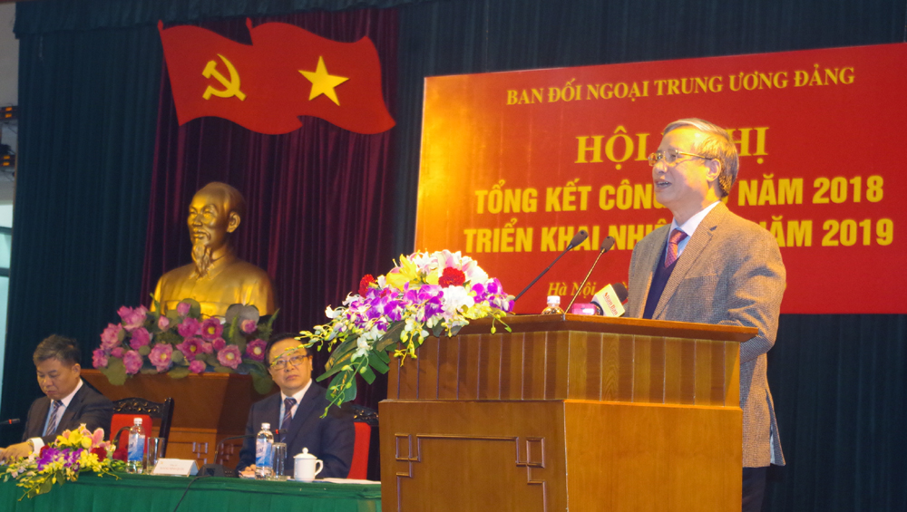 Tiếp tục thúc đẩy, nâng cao hiệu quả công tác đối ngoại của Đảng