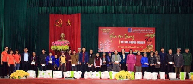 PVN và BSR trao quà Tết Kỷ Hợi 2019 tại tỉnh Hưng Yên
