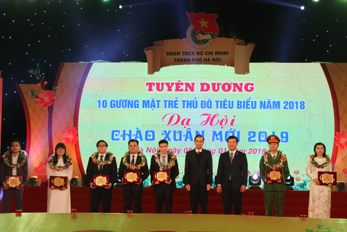 Vinh danh 10 gương mặt trẻ Thủ đô tiêu biểu 2018