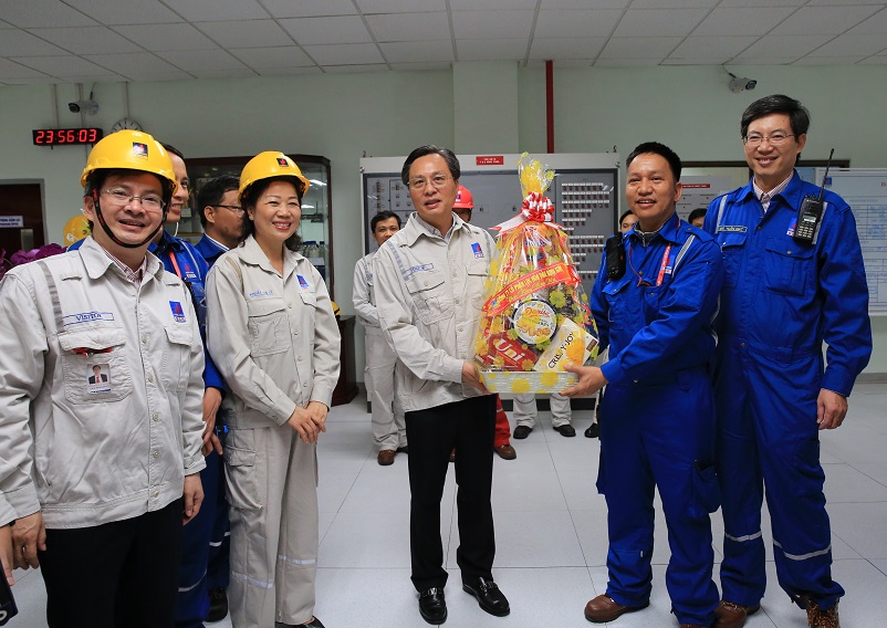 Lãnh đạo BSR kiểm tra công tác vận hành sản xuất trong dịp Tết nguyên đán 2019