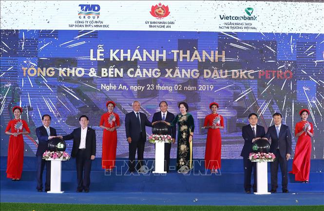 Khánh thành tổng kho và bến cảng xăng dầu DKC tại Nghệ An