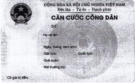 Bộ Công an công bố hợp nhất về mẫu thẻ căn cước công dân