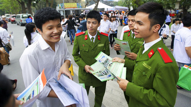 Các trường Công an nhân dân dự kiến tuyển 1 600 chỉ tiêu năm 2019
