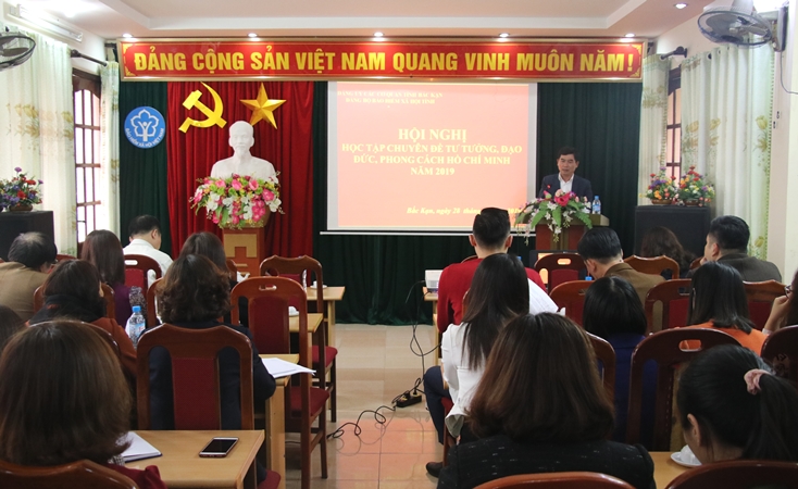 BHXH tỉnh Bắc Kạn Học tập chuyên đề “Tư tưởng, đạo đức, phong cách Hồ Chí Minh” năm 2019
