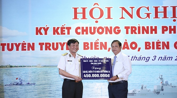 Địa phương thứ 61 ký kết Chương trình phối hợp tuyên truyền biển, đảo