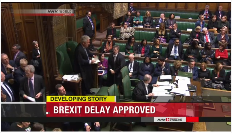 Quốc hội Anh ủng hộ lùi thời hạn Brexit