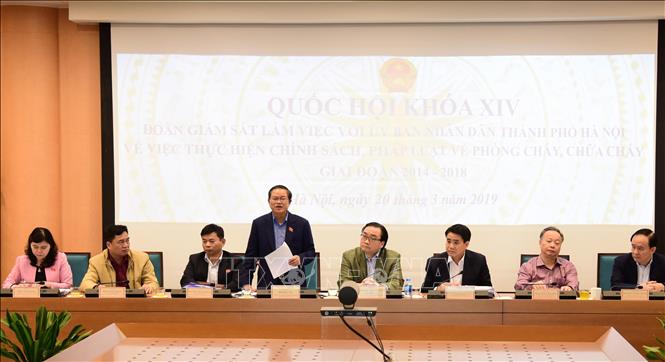 Đánh giá cao công tác phòng cháy, chữa cháy của thành phố Hà Nội