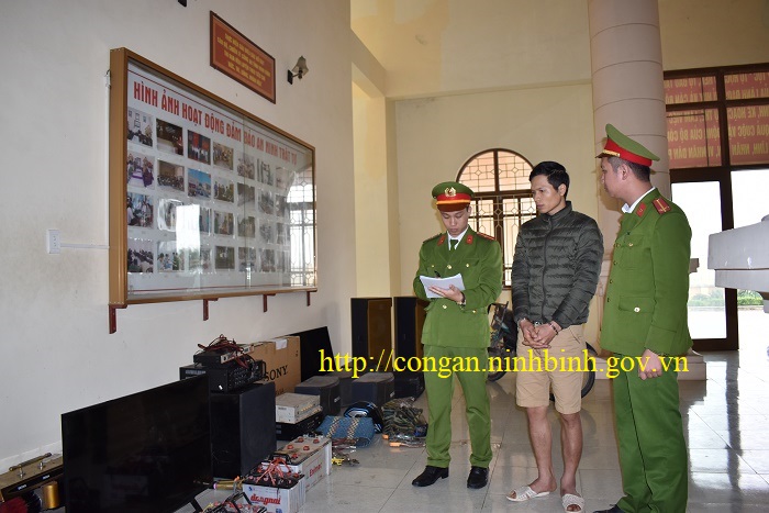 Ninh Bình Bắt đối tượng 2 tiền án gây ra hàng loạt vụ trộm cắp tài sản ​