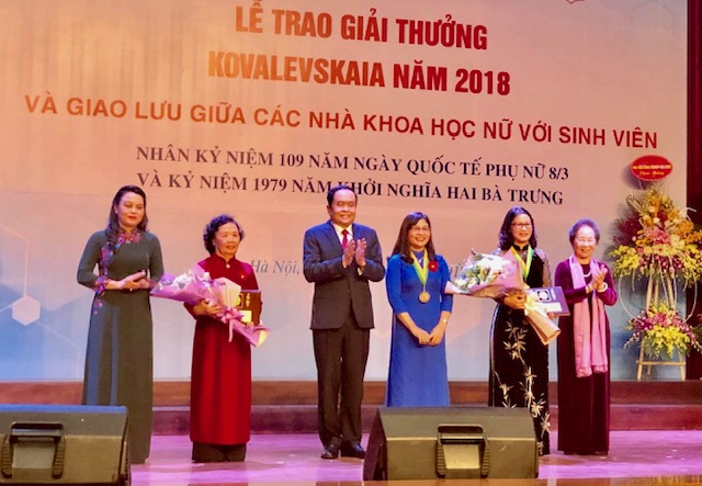 Trao giải Kovalevskaia năm 2018