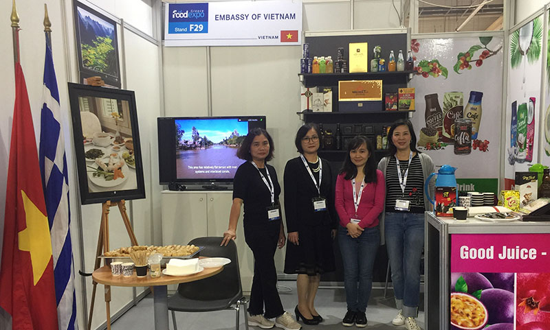 Đại sứ quán Việt Nam tại Hy Lạp tham gia triển lãm FOODEXPO