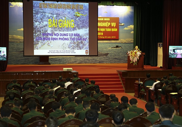 Tập huấn nghiệp vụ ngành cứu hộ - cứu nạn toàn quân 2019