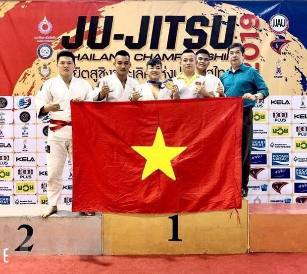 Việt Nam giành huy chương Vàng Giải Ju-Jitsu Thái Lan mở rộng