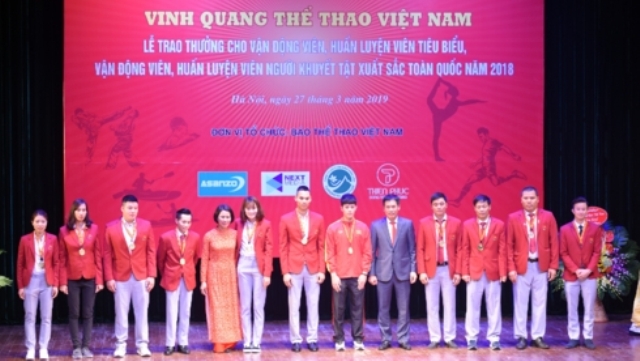 Trao thưởng chương trình “Vinh quang thể thao Việt Nam” lần thứ 40