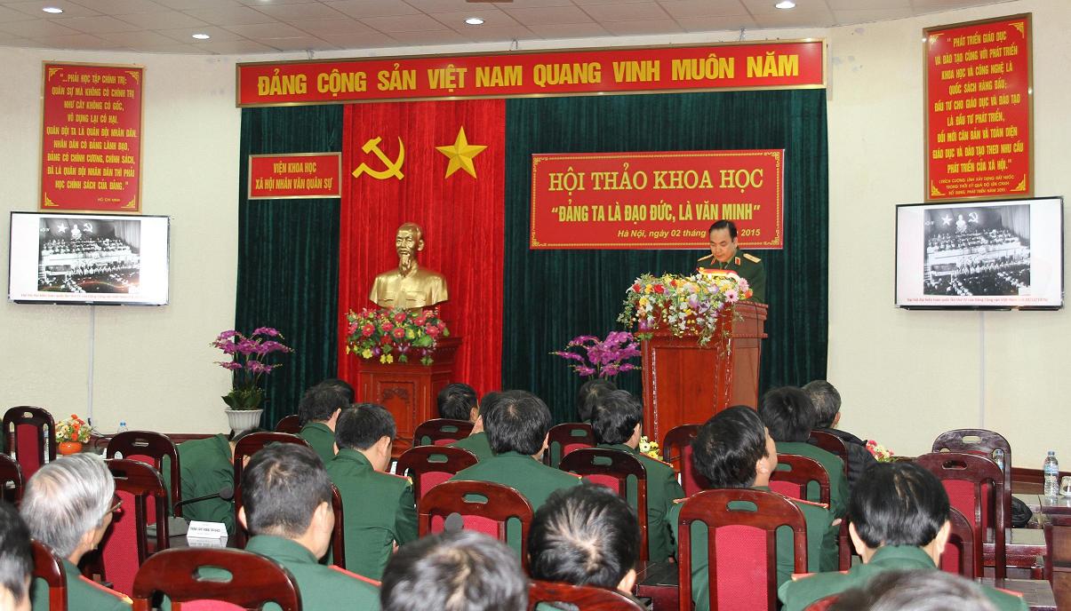 Nâng cao hiệu quả nghiên cứu khoa học ở Viện Khoa học Xã hội Nhân văn quân sự