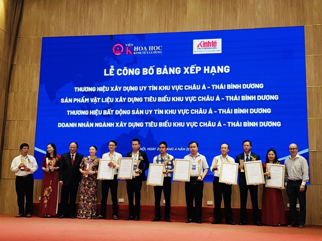 Công bố thương hiệu xây dựng uy tín, sản phẩm vật liệu bất động sản tiêu biểu