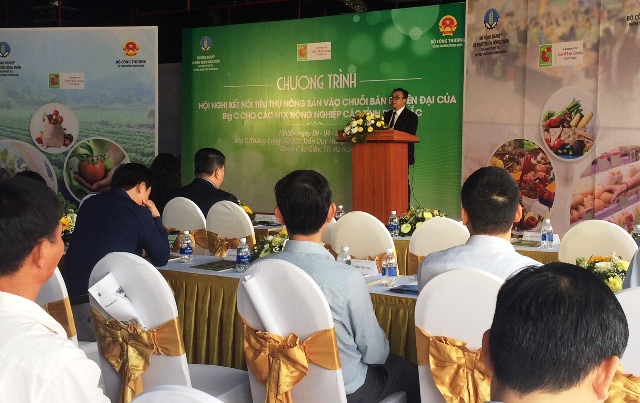 Kết nối tiêu thụ hàng hóa nông sản của HTX vào hệ thống siêu thị Big C Việt Nam