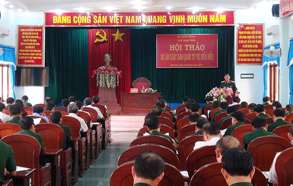 Bộ Quốc phòng Lấy ý kiến vào dự thảo Luật Dân quân tự vệ sửa đổi
