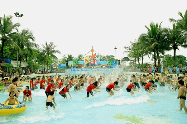 Độc đáo biển nhân tạo ngay giữa lòng Thủ đô