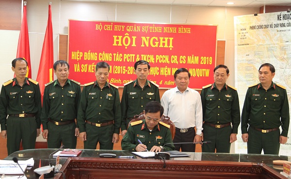 Ninh Bình Hội nghị hiệp đồng công tác phòng chống thiên tai và tìm kiếm cứu nạn năm 2019
