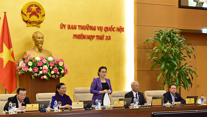 Phân công tham dự phiên họp thứ 33 của Ủy ban Thường vụ Quốc hội