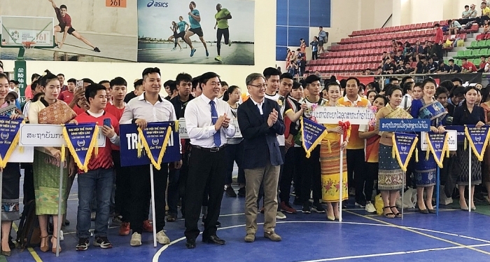 Khai mạc Đại hội thể thao lưu học sinh Lào lần thứ 13 tại Hà Nội