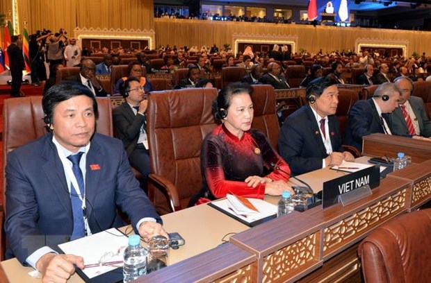 Đồng chí Nguyễn Thị Kim Ngân dự Lễ khai mạc IPU-140