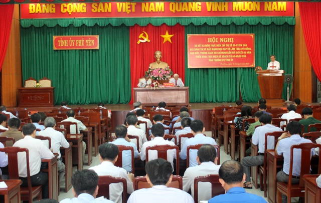 Phú Yên Tiếp tục thực hiện tốt việc học tập và làm theo Bác