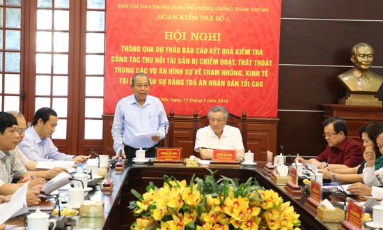 Thực hiện hiệu quả hướng dẫn công tác xét xử, thu hồi tài sản tham nhũng