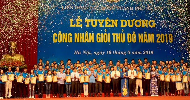 Tuyên dương 90 công nhân giỏi Thủ đô năm 2019
