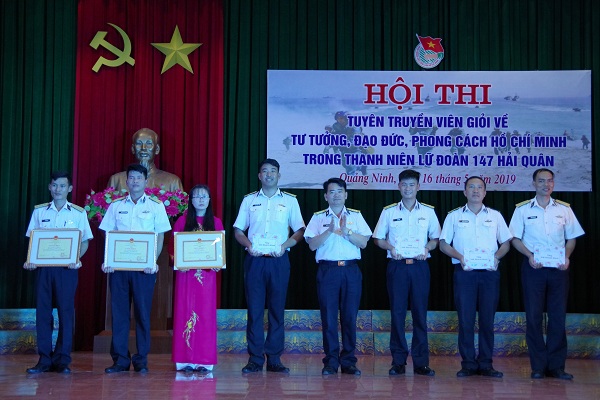 Lữ đoàn 147 Hải quân Thi tuyên truyền viên giỏi về tư tưởng, đạo đức, phong cách Hồ Chí Minh