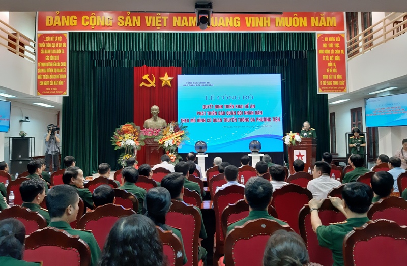 Phát triển Báo Quân đội nhân dân theo mô hình cơ quan truyền thông đa phương tiện