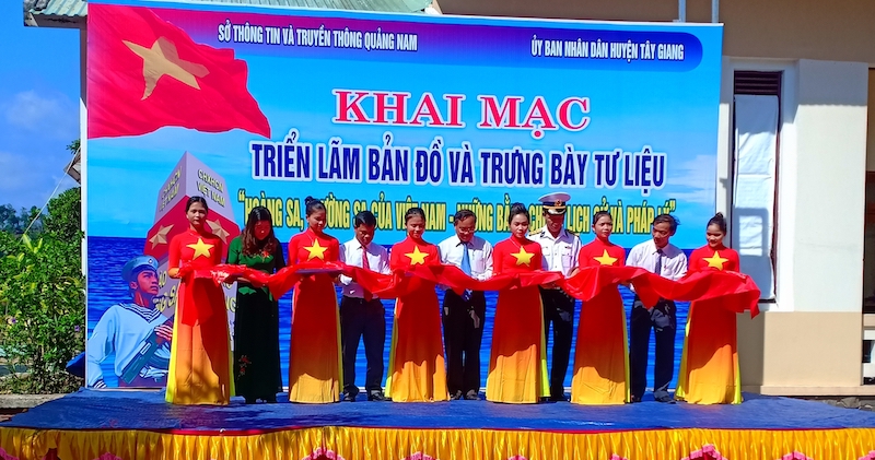 Triển lãm bản đồ và trưng bày tư liệu Hoàng Sa, Trường Sa tại Quảng Nam