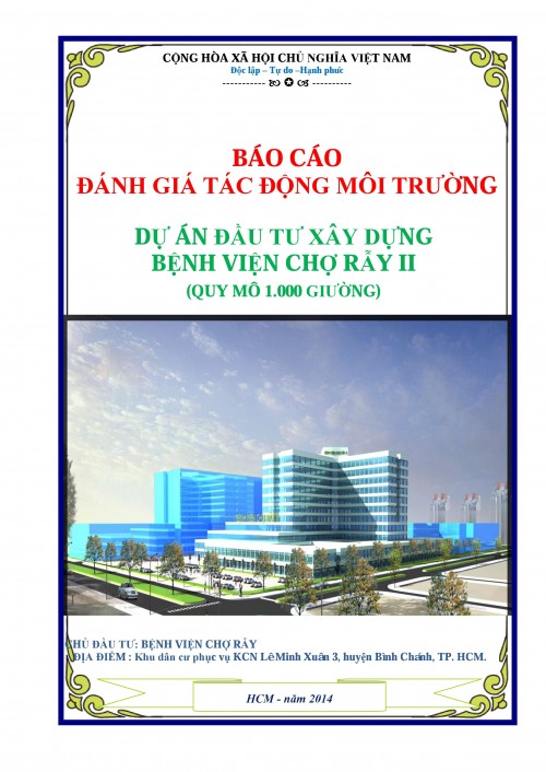 Một dự án chỉ lập 1 báo cáo đánh giá tác động môi trường