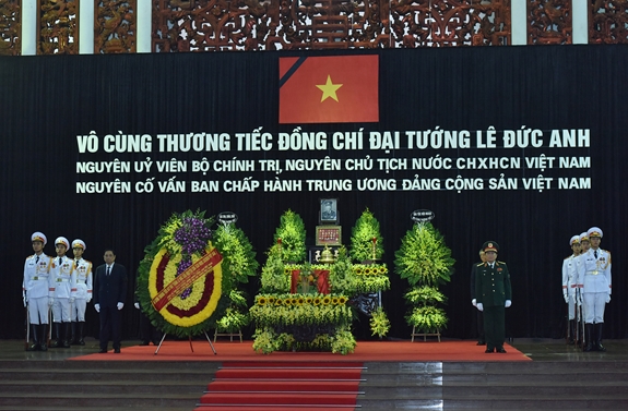 Cử hành trọng thể Lễ truy điệu nguyên Chủ tịch nước Lê Đức Anh