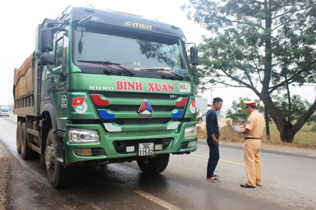 Thanh Hóa Mở đợt cao điểm tuần tra kiểm soát an toàn giao thông ​
