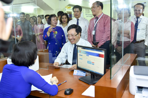 Khai trương Bộ phận Một cửa giải quyết thủ tục hành chính của Bộ Ngoại giao