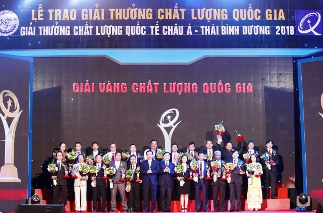 Công ty Cổ phần Nhựa An Phát Xanh nhận Giải Vàng chất lượng Quốc gia 2018