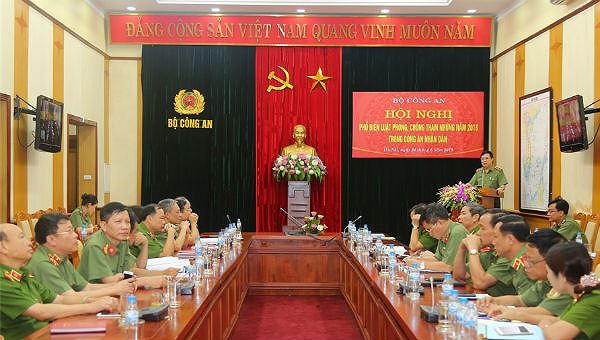 Phổ biến Luật Phòng, chống tham nhũng năm 2018 trong CAND