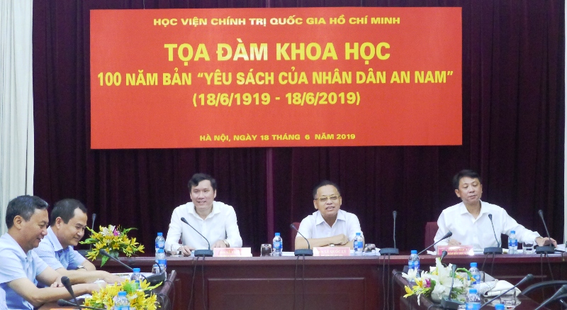 Tọa đàm khoa học 100 năm bản “Yêu sách của nhân dân An Nam”