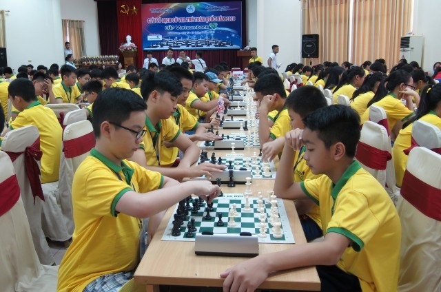 Gần 1 300 kỳ thủ tham gia Giải vô địch cờ vua trẻ toàn quốc 2019