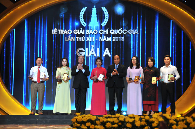 Lễ trao Giải Báo chí Quốc gia lần thứ XIII - năm 2018