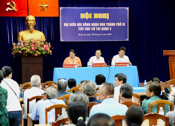 Cử tri mong sớm giải quyết quyền lợi cho người dân Thủ Thiêm