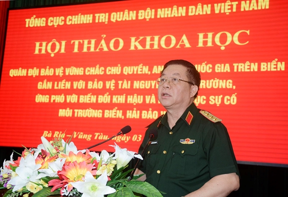 Quân đội bảo vệ chủ quyền, an ninh quốc gia trên biển gắn với bảo vệ tài nguyên, môi trường