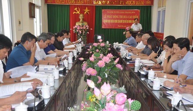 Thanh Hóa Ngành Tuyên giáo phát động thi đua cao điểm 50 năm thực hiện Di chúc của Chủ tịch Hồ Chí Minh