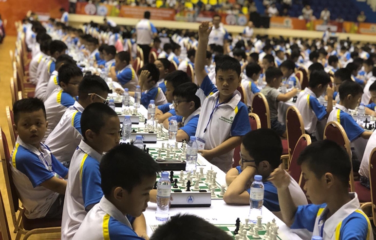 Giải cờ vua trẻ toàn quốc 2019 thu hút gần 1300 vận động viên